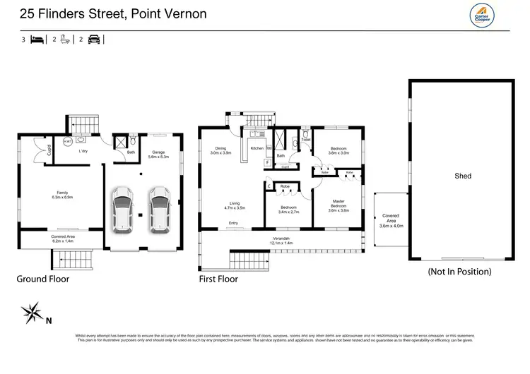 Floorplan of Homely house listing, 25 Flinders Street, Point Vernon QLD 4655