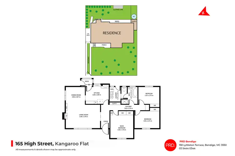 Floorplan of Homely house listing, 165 High Street, Kangaroo Flat VIC 3555