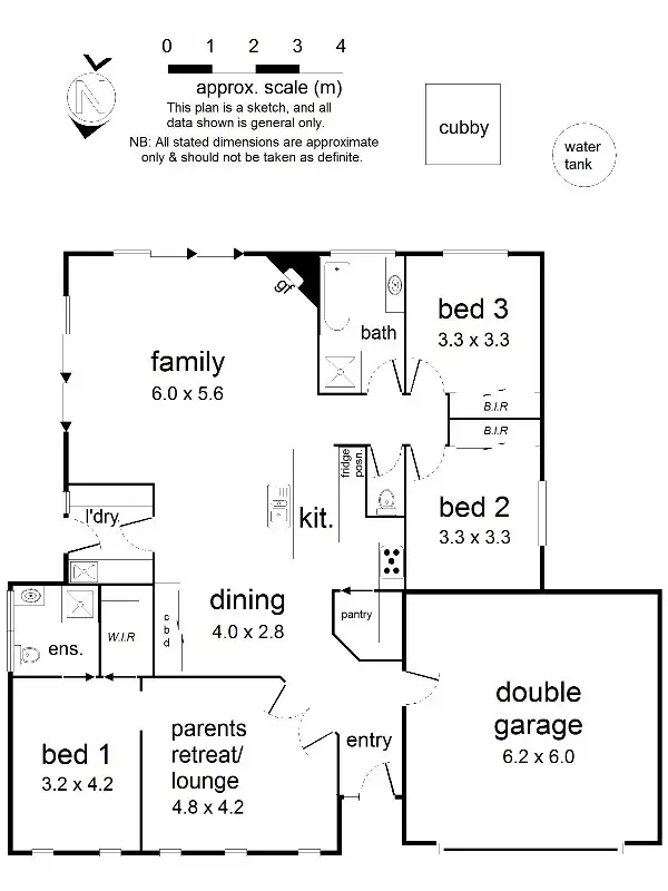 Floorplan of Homely house listing, 16A Loch Street, Kilsyth VIC 3137