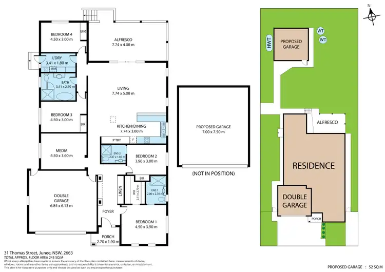 Floorplan of Homely house listing, 31 Thomas Street, Junee NSW 2663