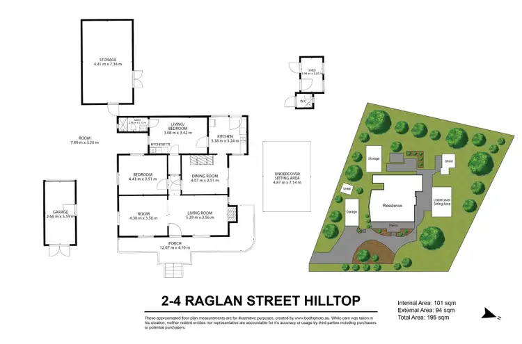 Floorplan of Homely house listing, 2-4 Raglan Street, Hill Top NSW 2575