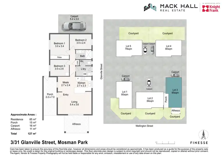 Floorplan of Homely house listing, 3/31 Glanville Street, Mosman Park WA 6012