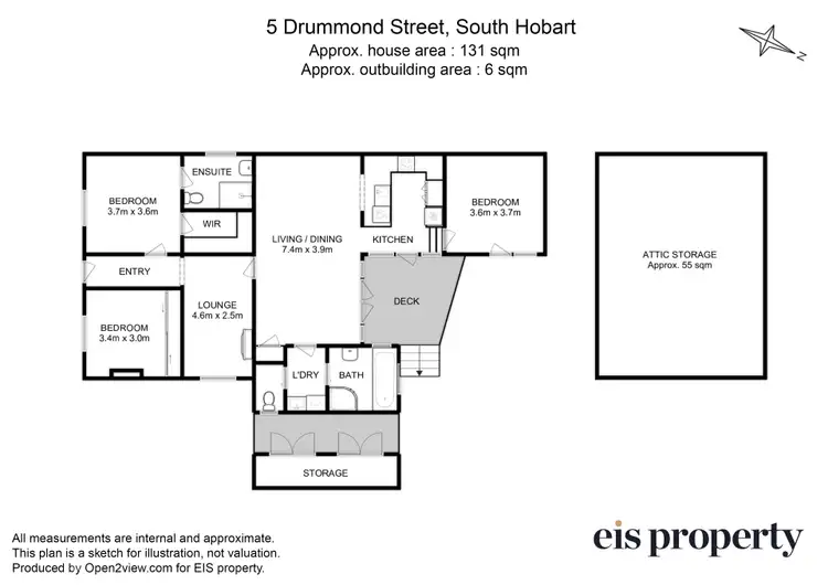 Floorplan of Homely house listing, 5 Drummond Street, South Hobart TAS 7004