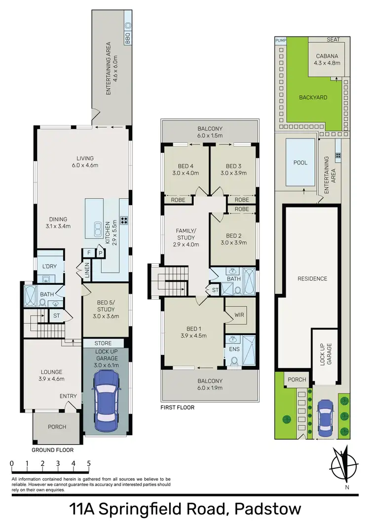 Floorplan of Homely house listing, 11A Springfield Road, Padstow NSW 2211