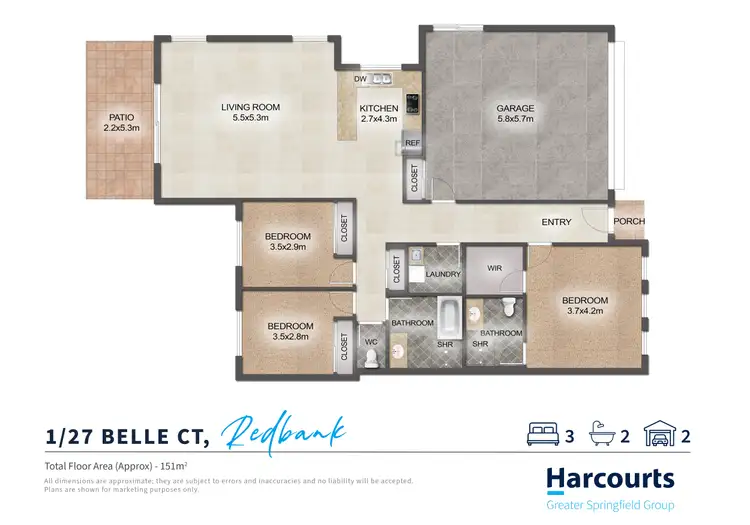 Floorplan of Homely house listing, 1/27 Belle Court, Redbank QLD 4301
