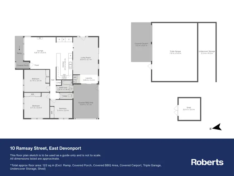 Floorplan of Homely house listing, 10 Ramsay Street, East Devonport TAS 7310