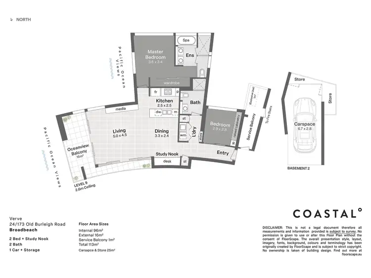 Floorplan of Homely apartment listing, 24/173 Old Burleigh Road, Broadbeach QLD 4218