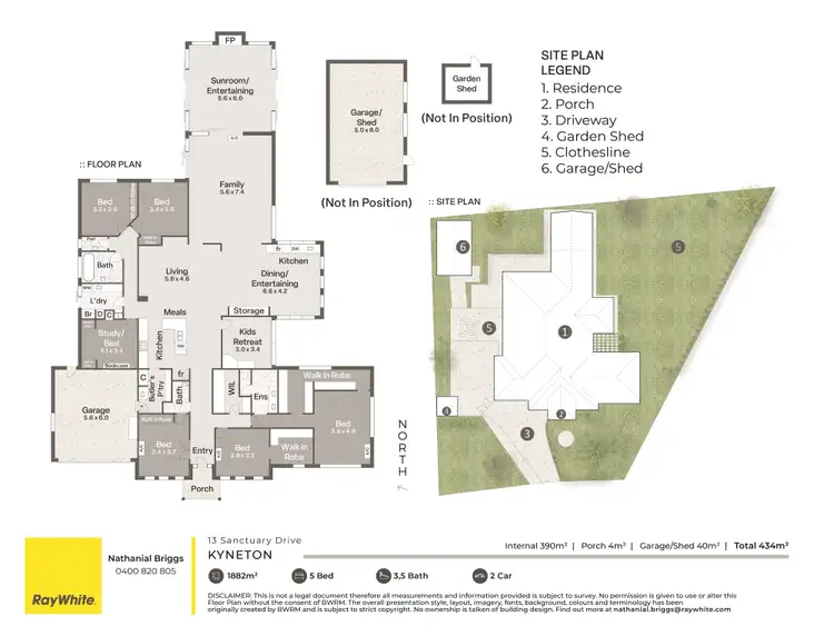 Floorplan of Homely house listing, 13 Sanctuary Drive, Kyneton VIC 3444