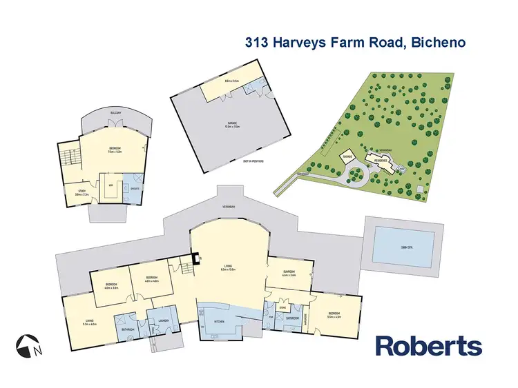 Floorplan of Homely house listing, 313 Harveys Farm Road, Bicheno TAS 7215
