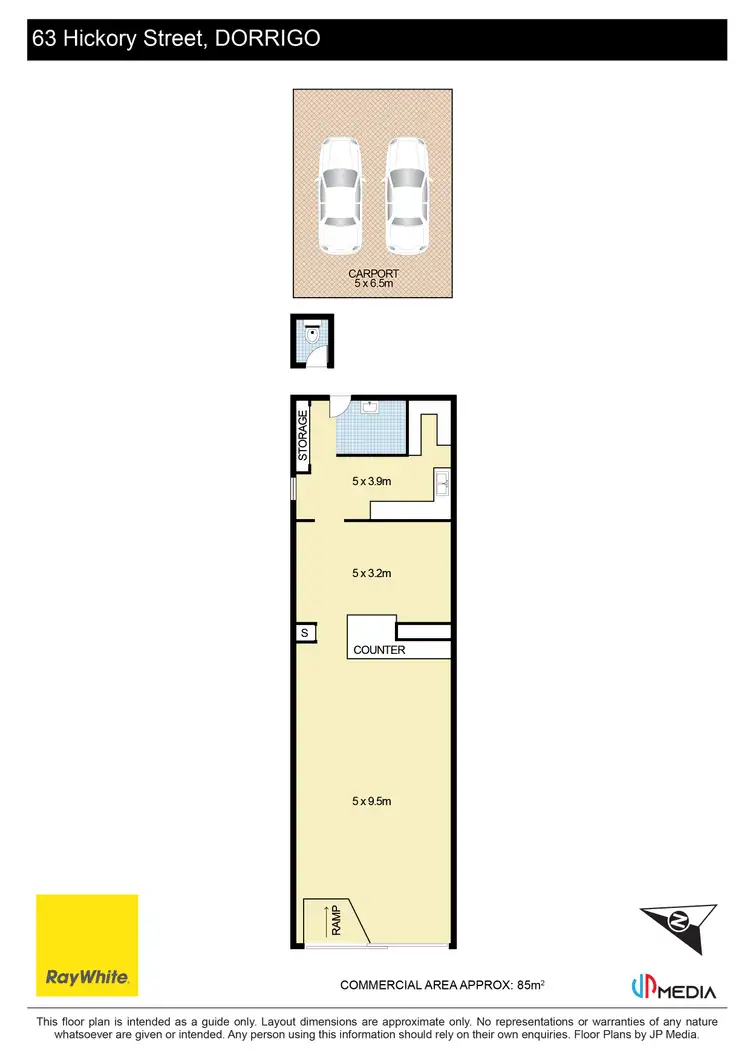 Floorplan of Homely other listing, 63 Hickory Street, Dorrigo NSW 2453
