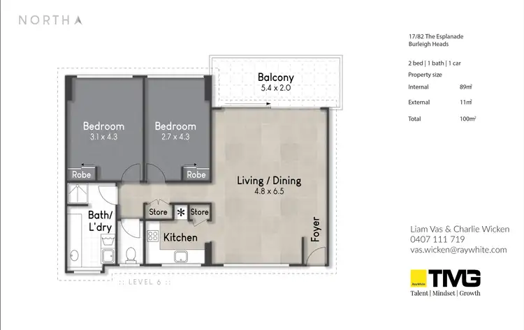 Floorplan of Homely apartment listing, 17/82 The Esplanade, Burleigh Heads QLD 4220