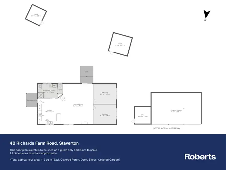 Floorplan of Homely house listing, 48 Richards Farm Road, Staverton TAS 7306
