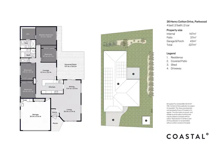 Floorplan of Homely house listing, 36 Henry Cotton Drive, Parkwood QLD 4214