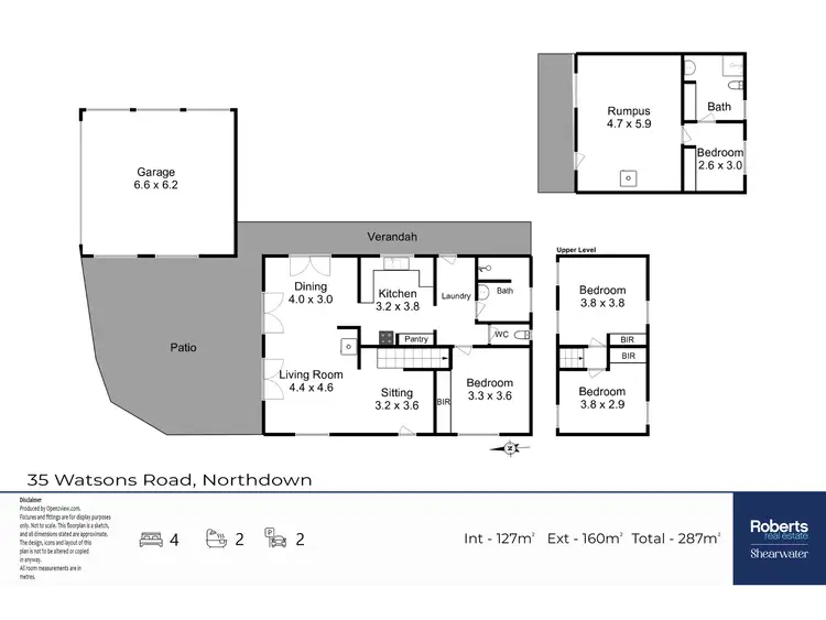 Floorplan of Homely house listing, 35 Watsons Road, Northdown TAS 7307
