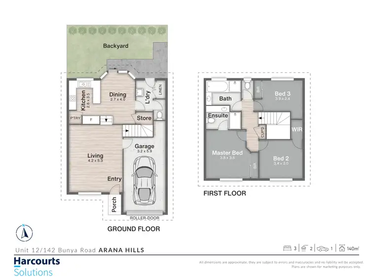 Floorplan of Homely townhouse listing, 12/142 Bunya Road, Arana Hills QLD 4054