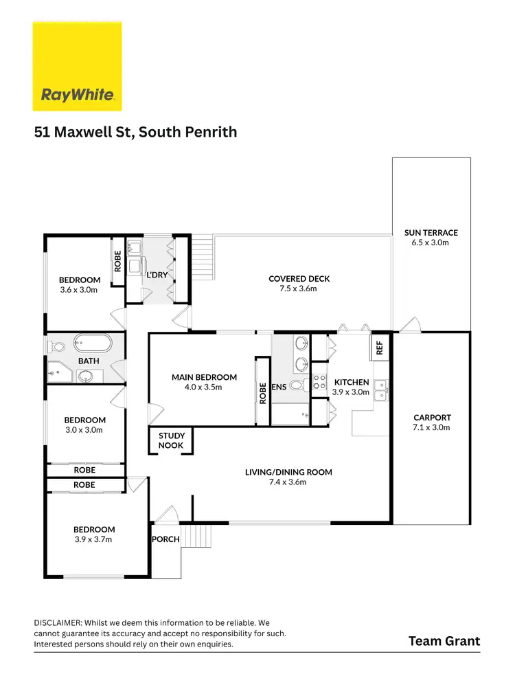 Floorplan of Homely house listing, 51 Maxwell Street, South Penrith NSW 2750