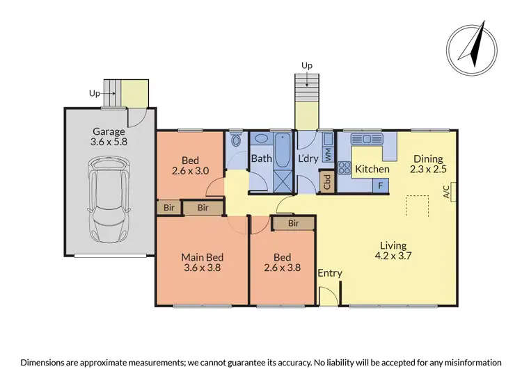 Floorplan of Homely apartment listing, 1/25 Lane Road, Ferntree Gully VIC 3156