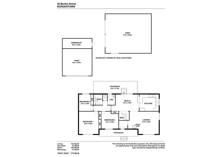 Floorplan of Homely house listing, 29 Bertha Street, Bordertown SA 5268