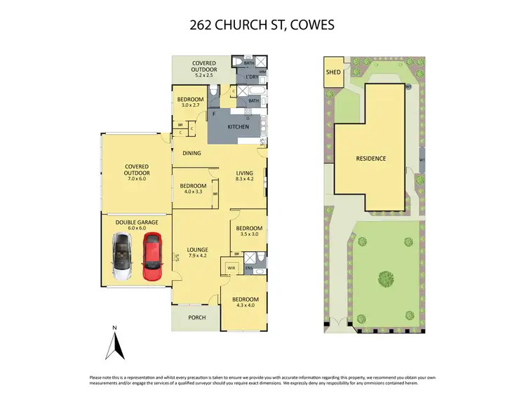 Floorplan of Homely house listing, 262 Church Street, Cowes VIC 3922