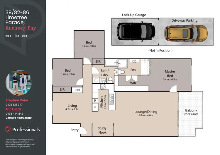 Floorplan of Homely apartment listing, 39/82-86 Limetree Parade, Runaway Bay QLD 4216