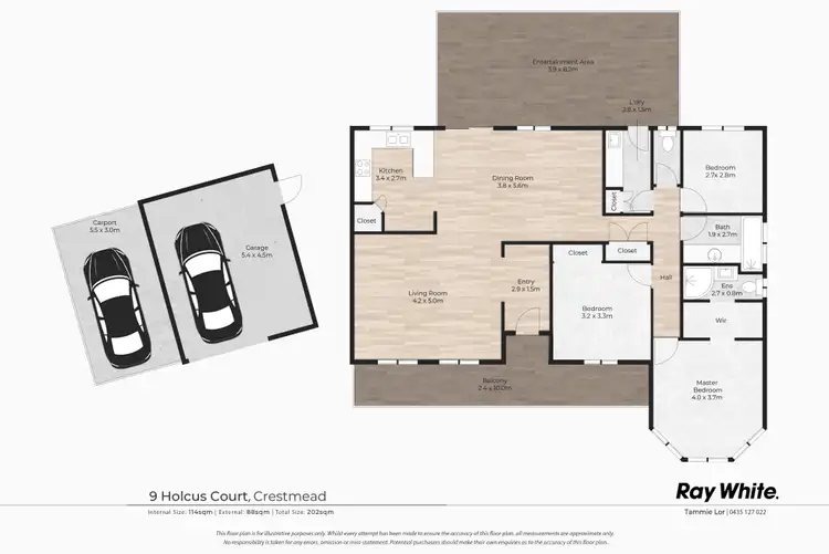 Floorplan of Homely house listing, 9 Holcus Court, Crestmead QLD 4132