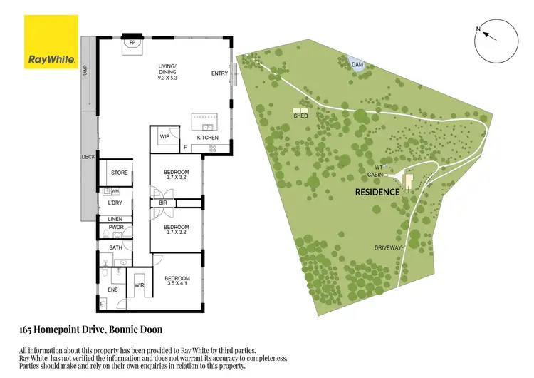 Floorplan of Homely house listing, 165 Homepoint Drive, Bonnie Doon VIC 3720