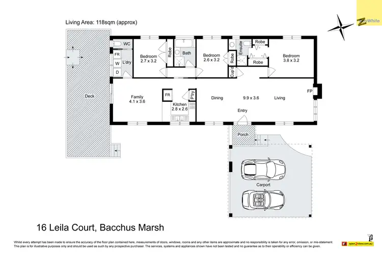 Floorplan of Homely house listing, 16 Leila Court, Bacchus Marsh VIC 3340