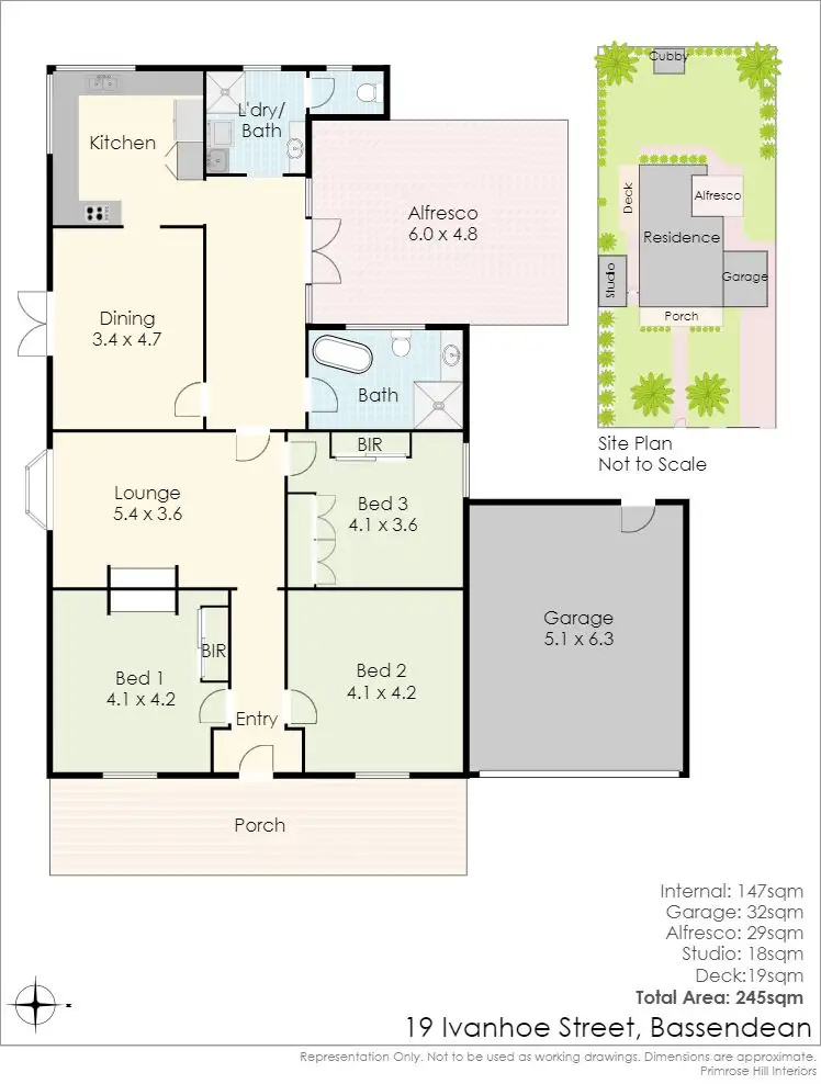 Floorplan of Homely house listing, 19 Ivanhoe Street, Bassendean WA 6054