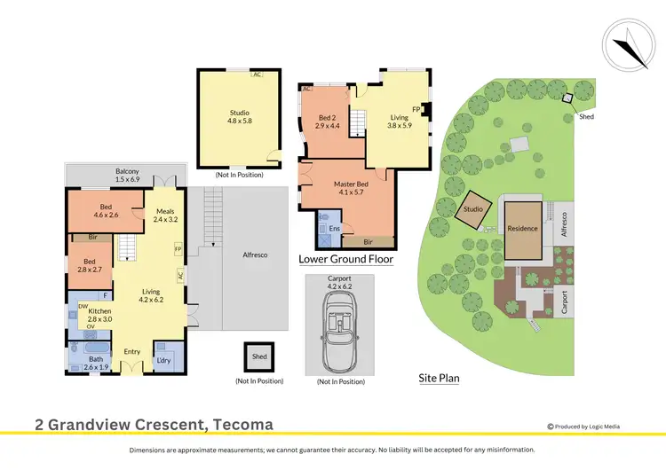 Floorplan of Homely house listing, 2 Grandview Crescent, Tecoma VIC 3160