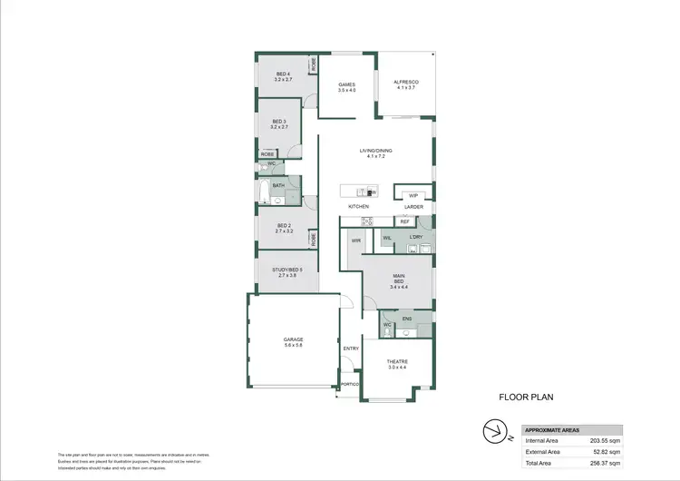 Floorplan of Homely house listing, 7 Tremandra Boulevard, Witchcliffe WA 6286