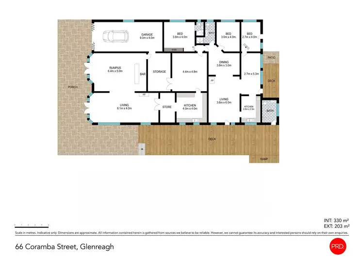 Floorplan of Homely house listing, 66 Coramba Street, Glenreagh NSW 2450
