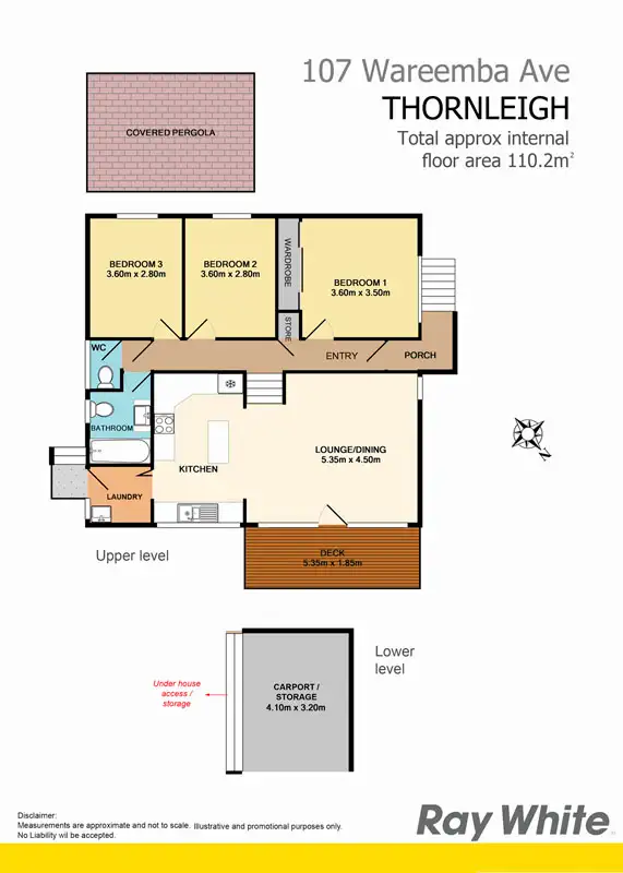 Floorplan of Homely house listing, 107 Wareemba Avenue, Thornleigh NSW 2120