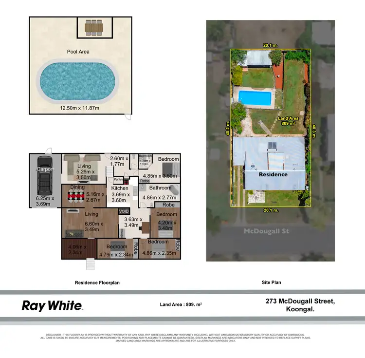 Floorplan of Homely house listing, 273 Mcdougall Street, Koongal QLD 4701