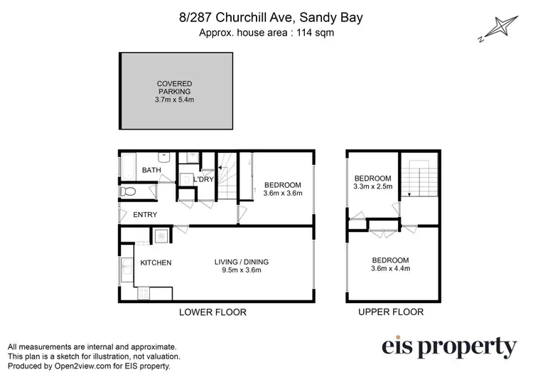 Floorplan of Homely house listing, 8/287 Churchill Avenue, Sandy Bay TAS 7005