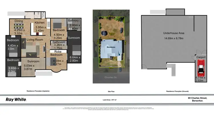 Floorplan of Homely house listing, 69 Charles Street, Berserker QLD 4701
