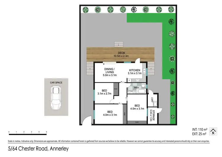 Floorplan of Homely unit listing, 5/64 Chester Road, Annerley QLD 4103