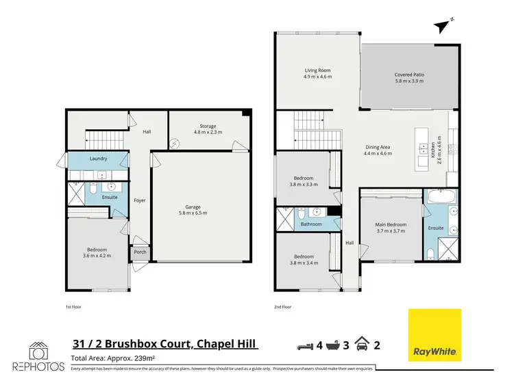 Floorplan of Homely house listing, 31/2 Brushbox Court, Chapel Hill QLD 4069