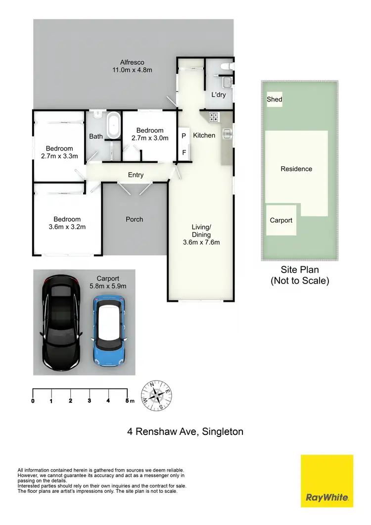 Floorplan of Homely house listing, 4 Renshaw Avenue, Singleton NSW 2330