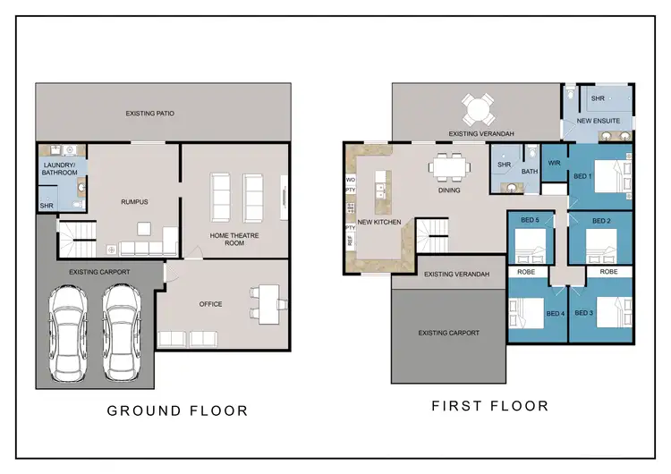 Floorplan of Homely house listing, 16 Barnfield Drive, Andergrove QLD 4740