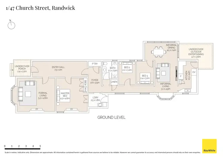 Floorplan of Homely apartment listing, 1/47 Church Street, Randwick NSW 2031