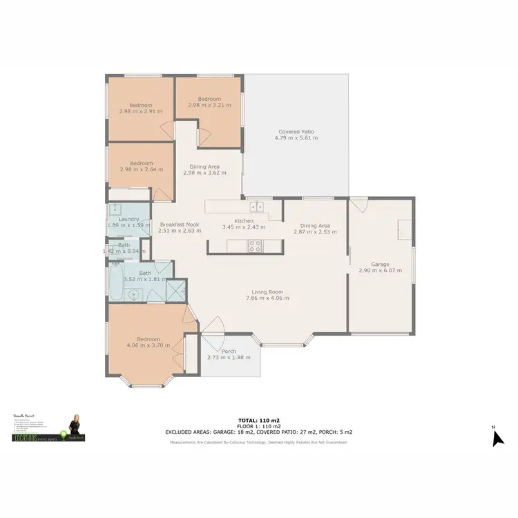 Floorplan of Homely house listing, 10 Hayman Court, Clinton QLD 4680