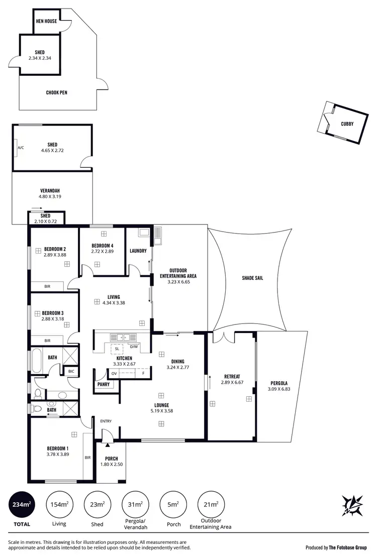 Floorplan of Homely house listing, 19 Deborah Road, Aberfoyle Park SA 5159