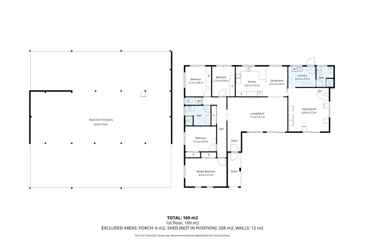 Floorplan of Homely rural property listing, 2804 WoodStock Giru Road, Majors Creek QLD 4816