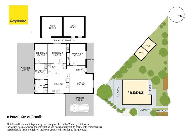 Floorplan of Homely house listing, 11 Purcell Street, Benalla VIC 3672