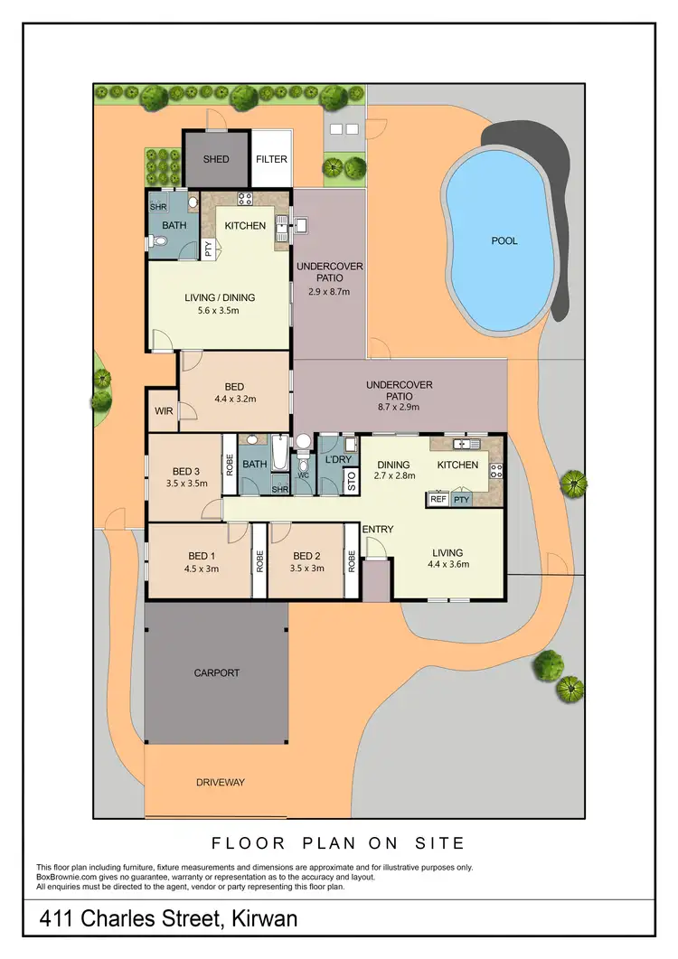 Floorplan of Homely house listing, 411 Charles Street, Kirwan QLD 4817