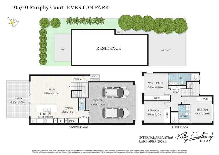Floorplan of Homely apartment listing, 105/10 Murphy Court, Everton Park QLD 4053