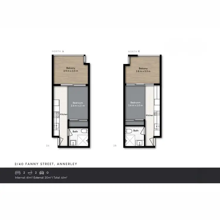 Floorplan of Homely house listing, 2/40 Fanny Street, Annerley QLD 4103