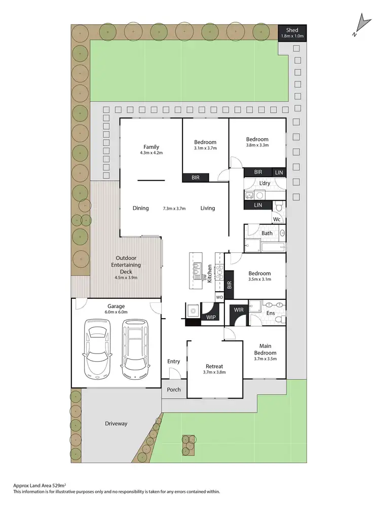 Floorplan of Homely house listing, 5 Saltbreeze Boulevard, Armstrong Creek VIC 3217