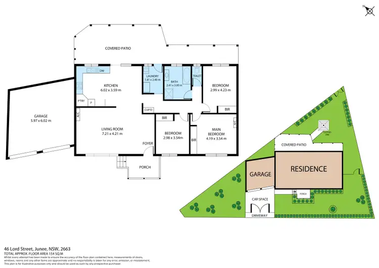 Floorplan of Homely house listing, 46 Lord Street, Junee NSW 2663
