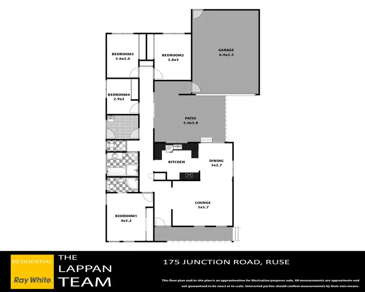 Floorplan of Homely house listing, 175 Junction Road, Ruse NSW 2560